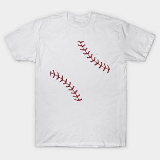 Baseball Ball Laces T-Shirt